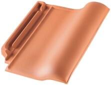 E 58 MAX® - Pent roof verge tile right Natural red | Image product range | © © ERLUS AG 2021