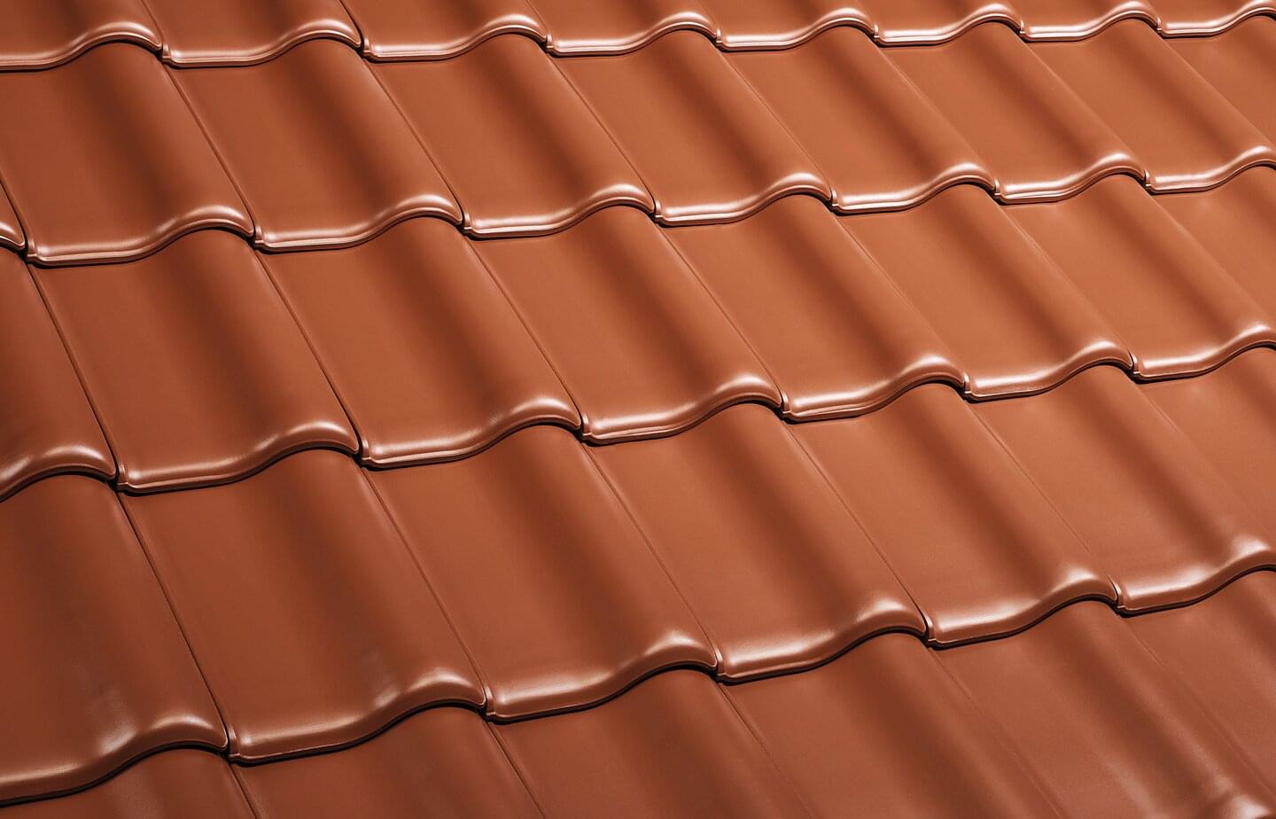 E 58 PLUS® - Copper brown | Image roof surface | © © ERLUS AG 2021