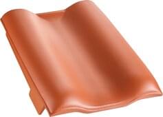 E 58 RS® - Pent roof verge tile left Red | Image product range