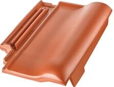 E 58 RS® - Pent roof verge tile right Red | Image product range