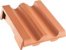 Großfalzziegel - Pent roof verge tile left Natural red | Image product range