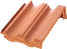 Großfalzziegel - Pent roof tile Natural red | Image product range