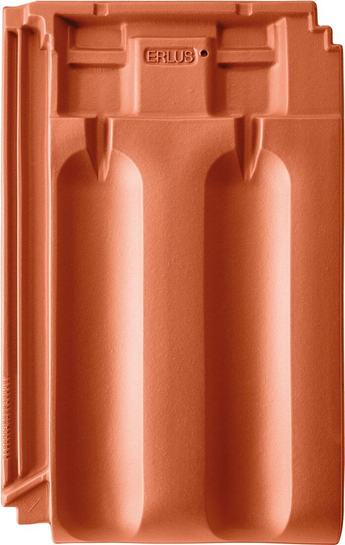 Großfalzziegel XXL - Rot | Flächenziegelbild | © © ERLUS AG 2021
