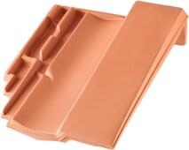 Karat® - Pent roof tile Natural red | Image product range | © © ERLUS AG 2021