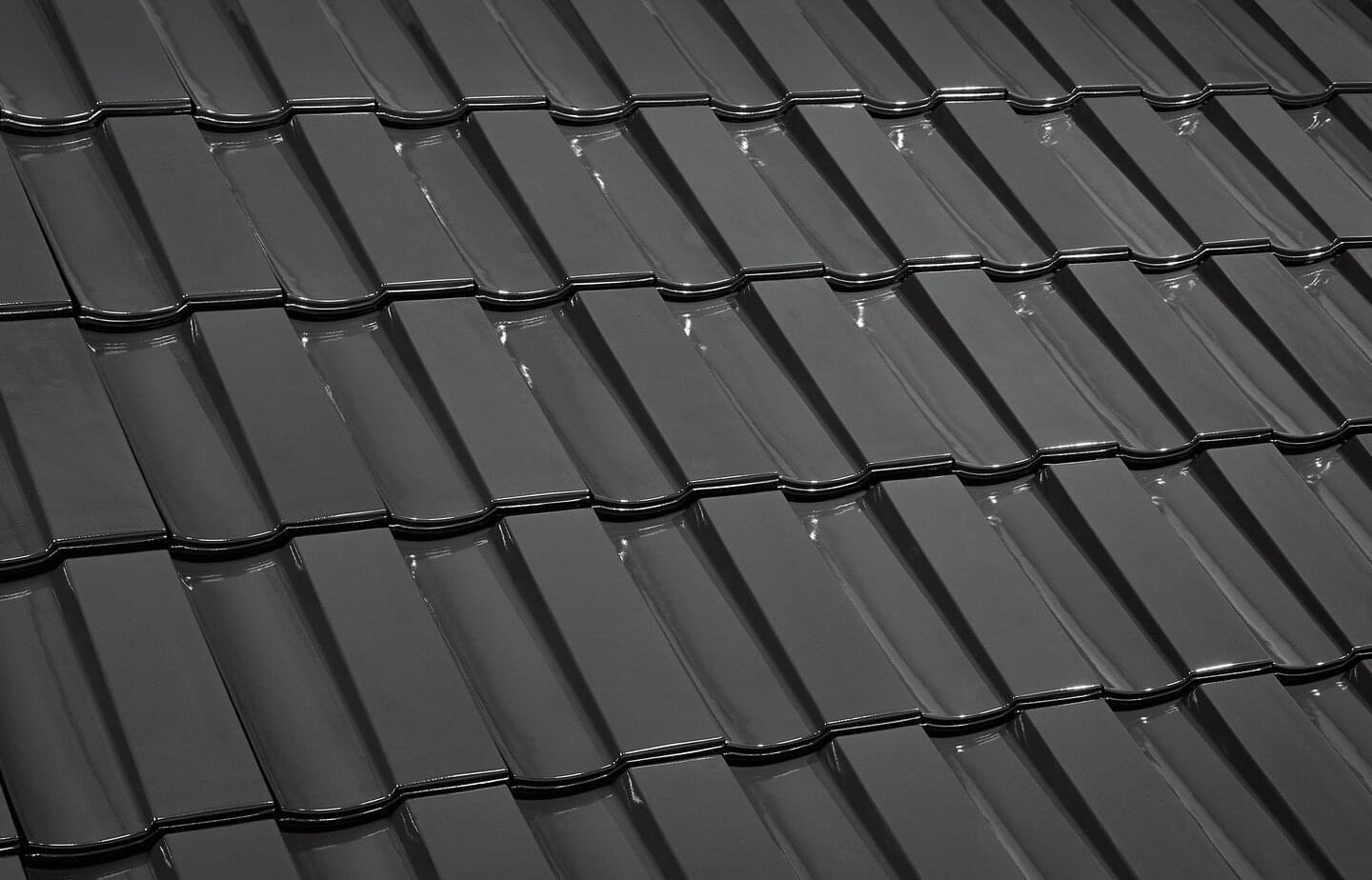 Karat® XXL-D - Graphitgrau (durchgefärbt) | Dachflächenbild