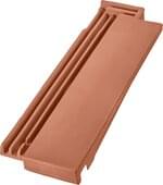 Level RS® - 1/2 Ridge connection verge tile right Sinter red | Image product range