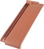 Linea® - 1/2 Ridge connection verge tile right Sinter red | Image product range