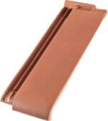 Linea - 1/2 Firstanschlussziegel Sinterrot | Lieferprogrammbild