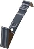 Linea® - Schneestopper aus Metall, Rotbraun oder Anthrazit (VE 100 St.) schwarz (beschichtet) | Lieferprogrammbild