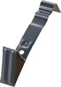 Linea - Schneestopper aus Metall, Rotbraun oder Anthrazit (VE 100 St.) schwarz (beschichtet) | Lieferprogrammbild