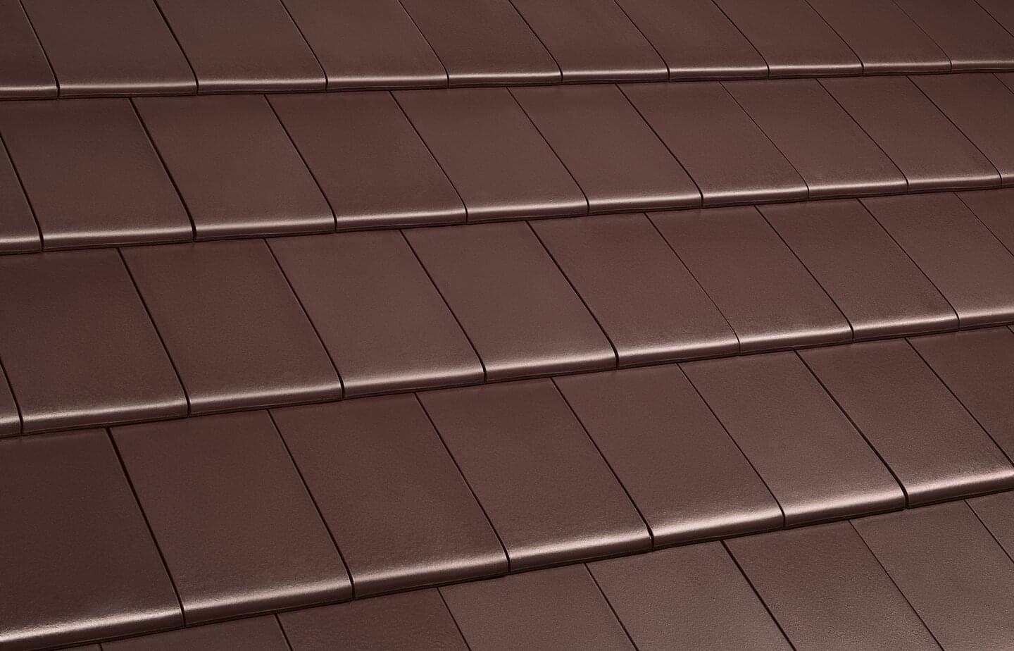 Linea - Sinterbraun | Dachflächenbild | © © ERLUS AG 2021