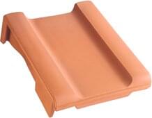 Reformpfanne SL - Pent roof verge tile left Natural red | Image product range