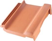 Reformpfanne SL - Pent roof verge tile right Natural red | Image product range