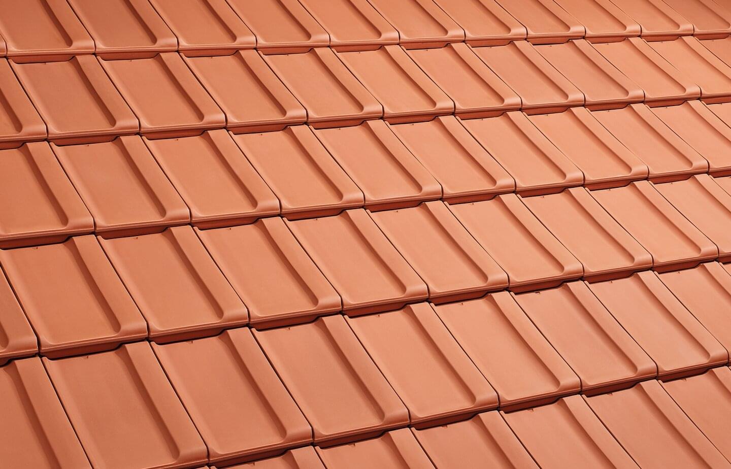 Reformpfanne SL - Natural red | Image roof surface | © © ERLUS AG 2021