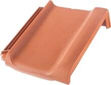 Reformpfanne XXL® - Pent roof verge tile right Red | Image product range