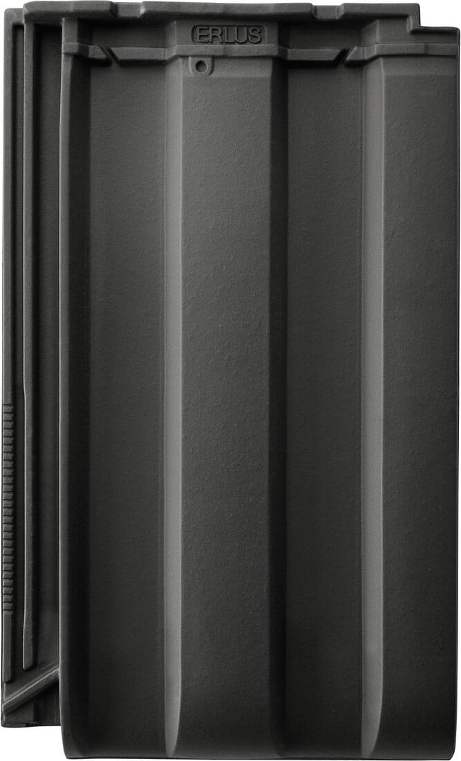 Scala - Sinterschwarz Matt | Flächenziegelbild | © © ERLUS AG 2021