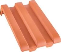 Scala® - Pent roof verge tile left Natural red | Image product range | © © ERLUS AG 2021