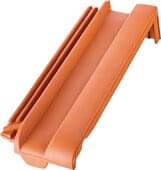 Scala® - 1/2 Pent roof tile Natural red | Image product range | © © ERLUS AG 2021