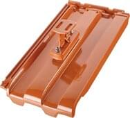 Scala® - Tuile alu. de support de panneaux solaires naturrot/rot engobiert | Image accessoires