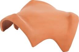 Ceramic hip cap for ridge end tiles no. 19 Natural red | Image product range | © © ERLUS AG 2021