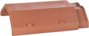 Ridge tile no. 17 Sinter red | Image product range | © © ERLUS AG 2021