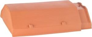 Ridge end tile no. 17 Natural red | Image product range