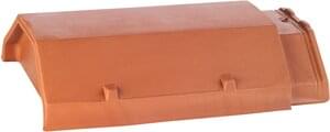 Ridge end tile no. 17 Red | Image product range | © © ERLUS AG 2021