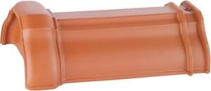 Ridge end tile no. 18 Red | Image product range | © © ERLUS AG 2021