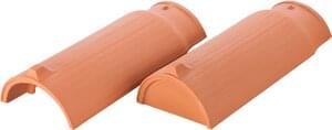 Ridge tile no. 2 Natural red | Image product range | © © ERLUS AG 2021