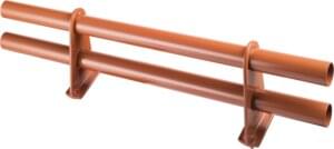 Aluminium snow guard tube, length 2 m naturrot/rot engobiert | Image product range | © © ERLUS AG 2021