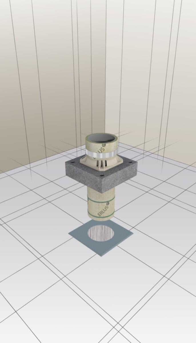 KDA, ERLUS Keramischer Deckenanschluss KDA - Rendering | © ERLUS AG 2018
