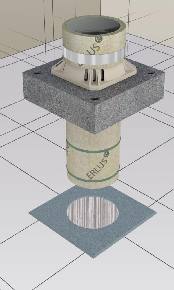 KDA, ERLUS Keramischer Deckenanschluss KDA - Rendering | © ERLUS AG 2018