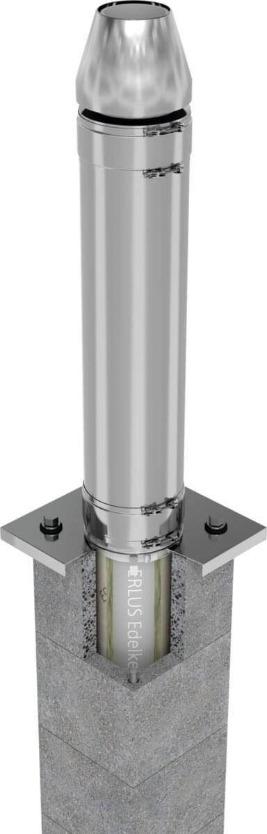 ACEV, ERLUS Schornsteinverlängerung ACEV - Rendering | © ERLUS AG 2018