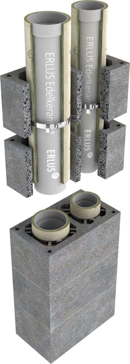 L, ERLUS LAF-Premiumschornstein, zweizügig - Rendering | © ERLUS AG 2018 L, ERLUS LAF-Premiumschornstein, zweizügig - Rendering | © ERLUS AG 2018