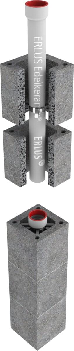 BÜ, ERLUS Überdruckabgasleitung, einzügig - Rendering | © ERLUS AG 2018 BÜ, ERLUS Überdruckabgasleitung, einzügig - Rendering | © ERLUS AG 2018