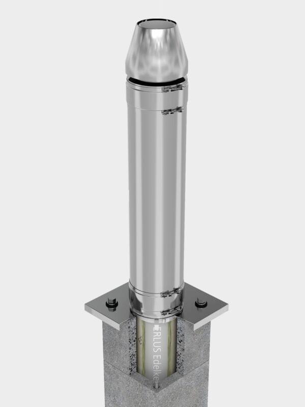 ACEV, ERLUS Schornsteinverlängerung ACEV - Rendering | © ERLUS AG 2018